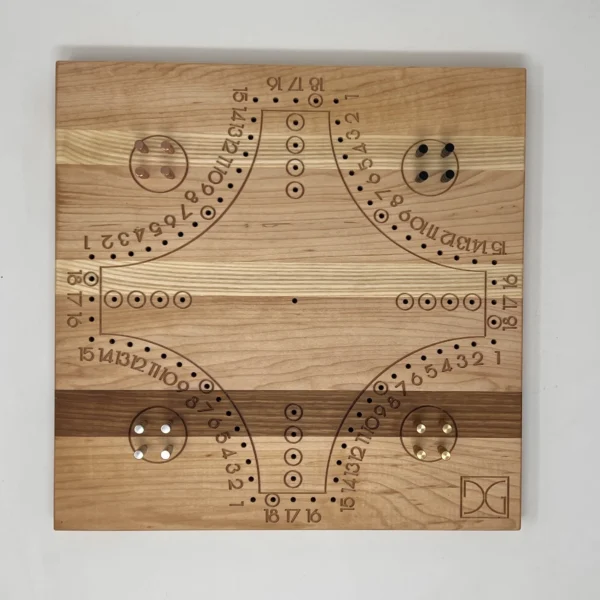 TOCK BOARD GAME WITH TOCK PLAYING CARDS -  4 PLAYERS (TRAVEL SIZE) (#309)