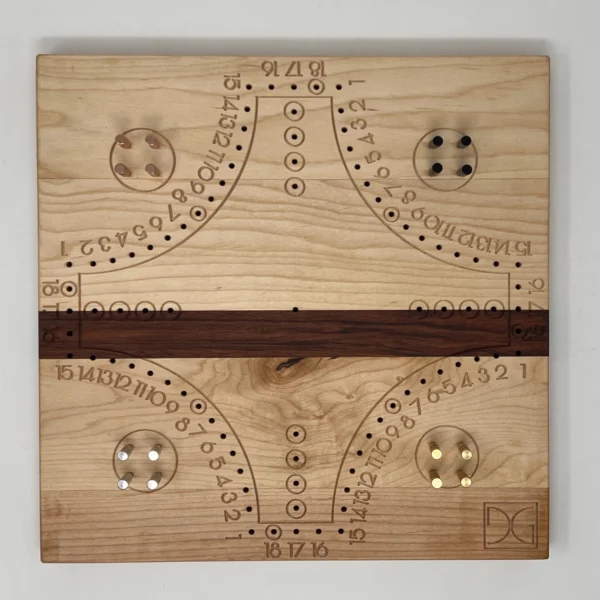 TOCK BOARD GAME WITH TOCK PLAYING CARDS -  4 PLAYERS (TRAVEL SIZE) (#311)