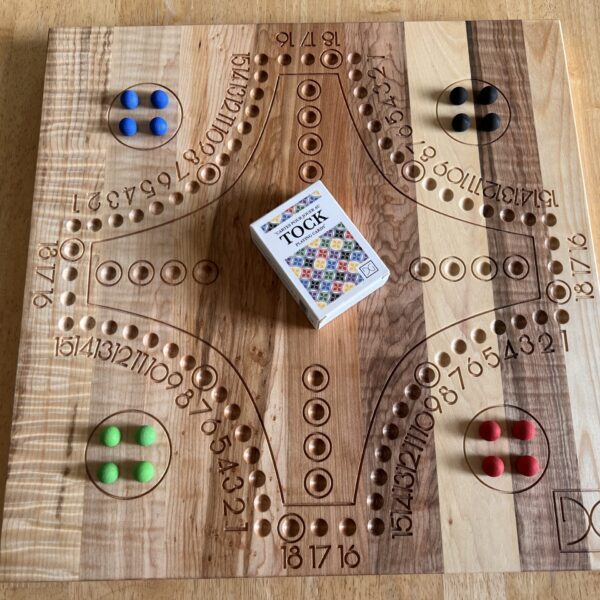PLATEAU DE JEU TOCK - 4 JOUEURS (#441) AVEC CARTES À JOUER TOCK
