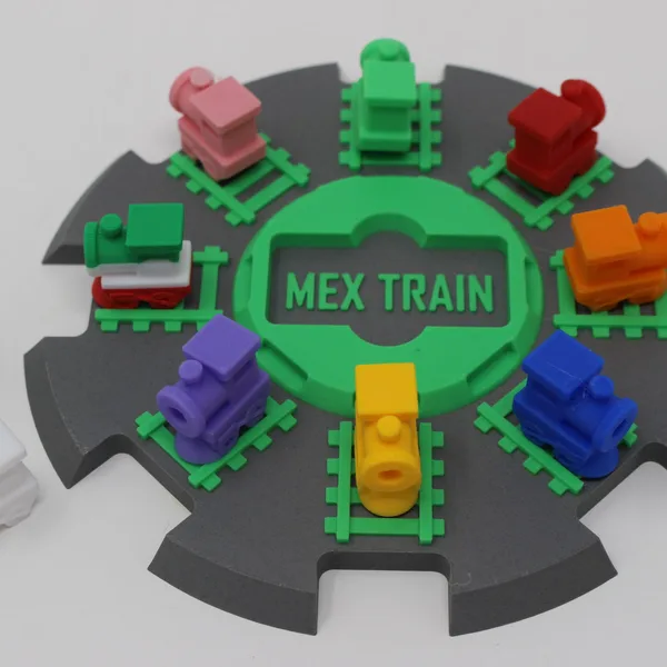 Mexican Train Station (Gray and Apple Green) - # M100