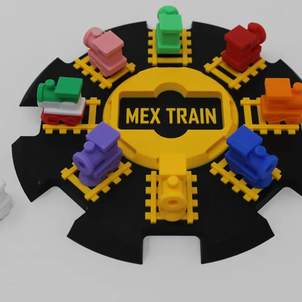 Mexican Train Station (Black and Yellow) - # M103