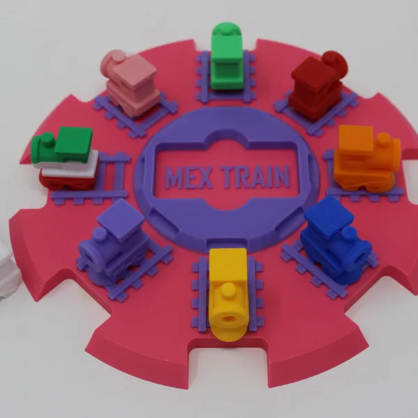 Mexican Train Station (Bright Pink and Lavendar) - # M104