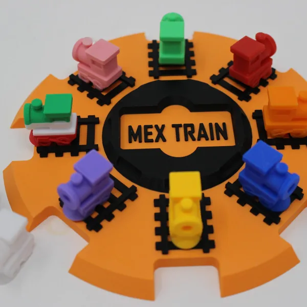 Mexican Train Station (Orange and Black) - # M105