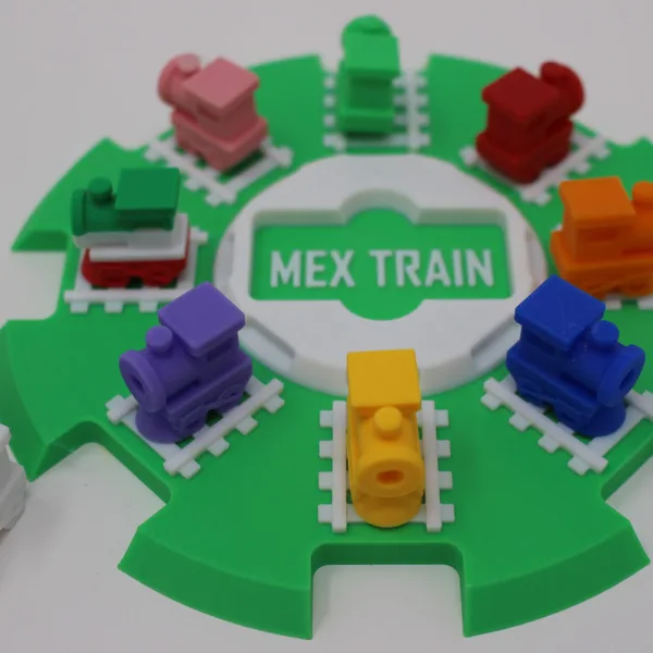 Mexican Train Station (Apple Green and White) - # M106